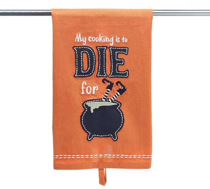 My Cooking is To Die For Tea Towel - Premium from Burton and Burton - Just $12.95! Shop now at Pat's Monograms