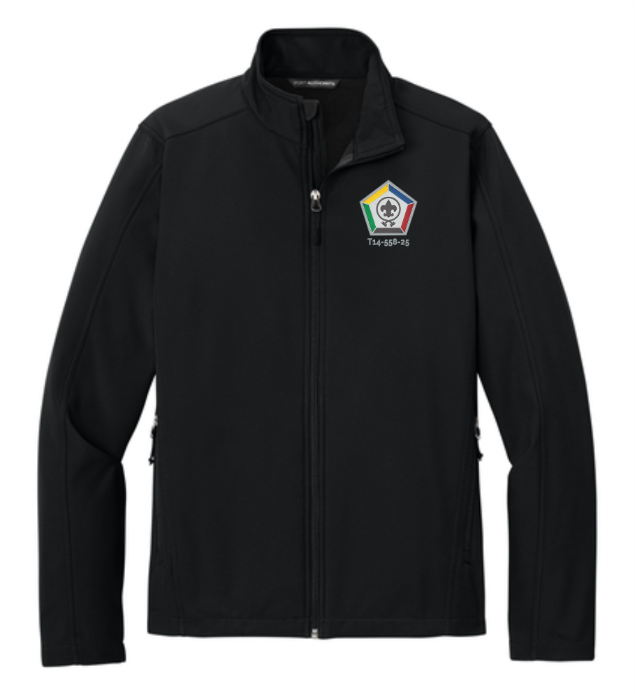 Woodbadge Core Soft Shell Jacket J317 - Premium from Pat's Monograms - Just $46! Shop now at Pat's Monograms