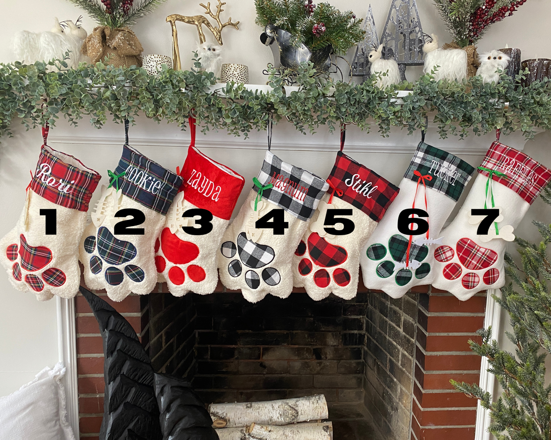 Paw Stocking - Premium from Pippero - Just $12.95! Shop now at Pat's Monograms