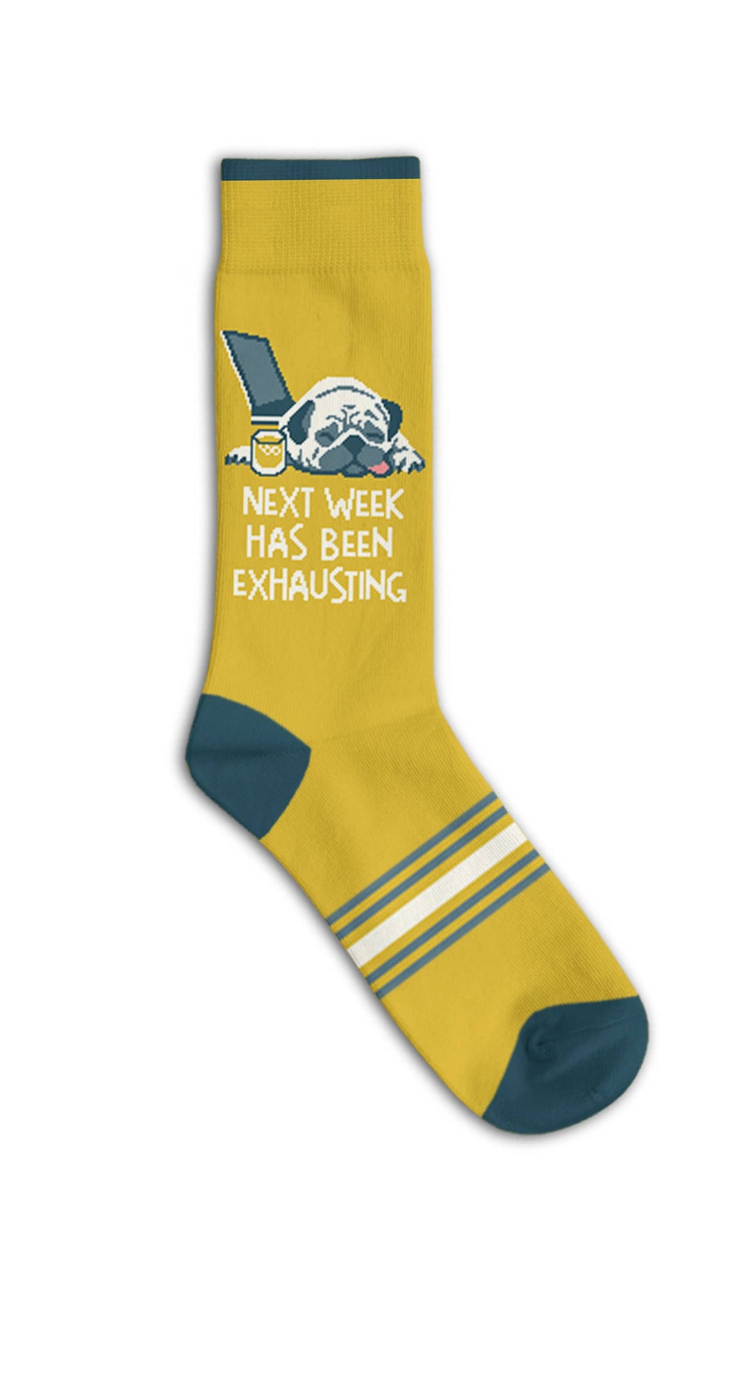 Next Week Has Been Exhausting Socks - Premium socks from Funatic - Just $12.95! Shop now at Pat's Monograms