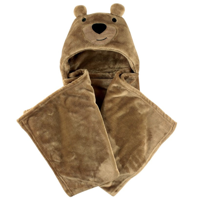 Plush hooded blanket new arrivals