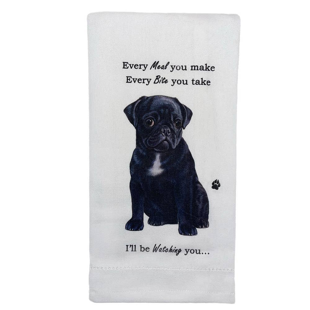 Pug hotsell hand towels