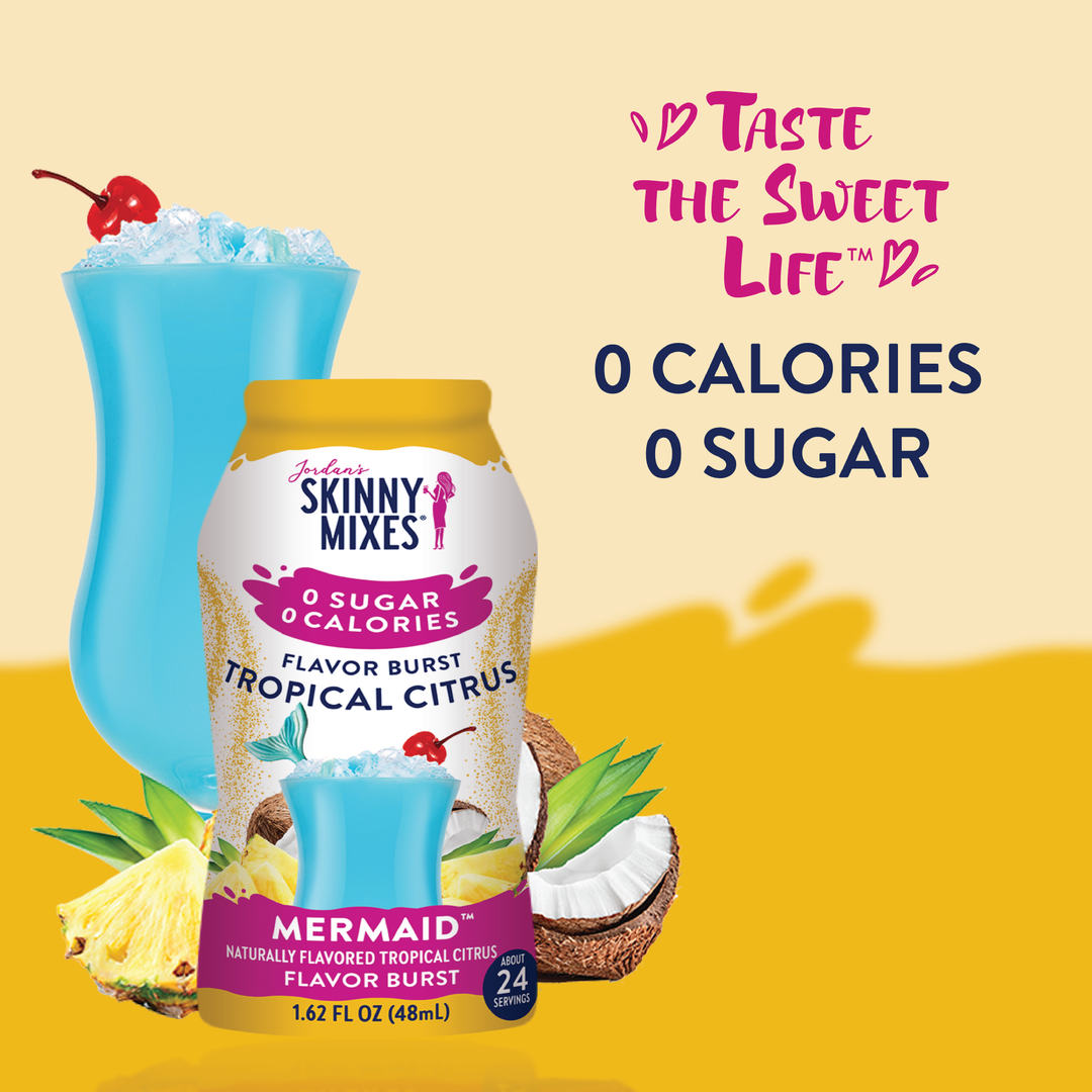 Flavor Burst - Sugar Free Mermaid™ - Premium drink mix from Jordan's Skinny Mixes - Just $5.95! Shop now at Pat's Monograms