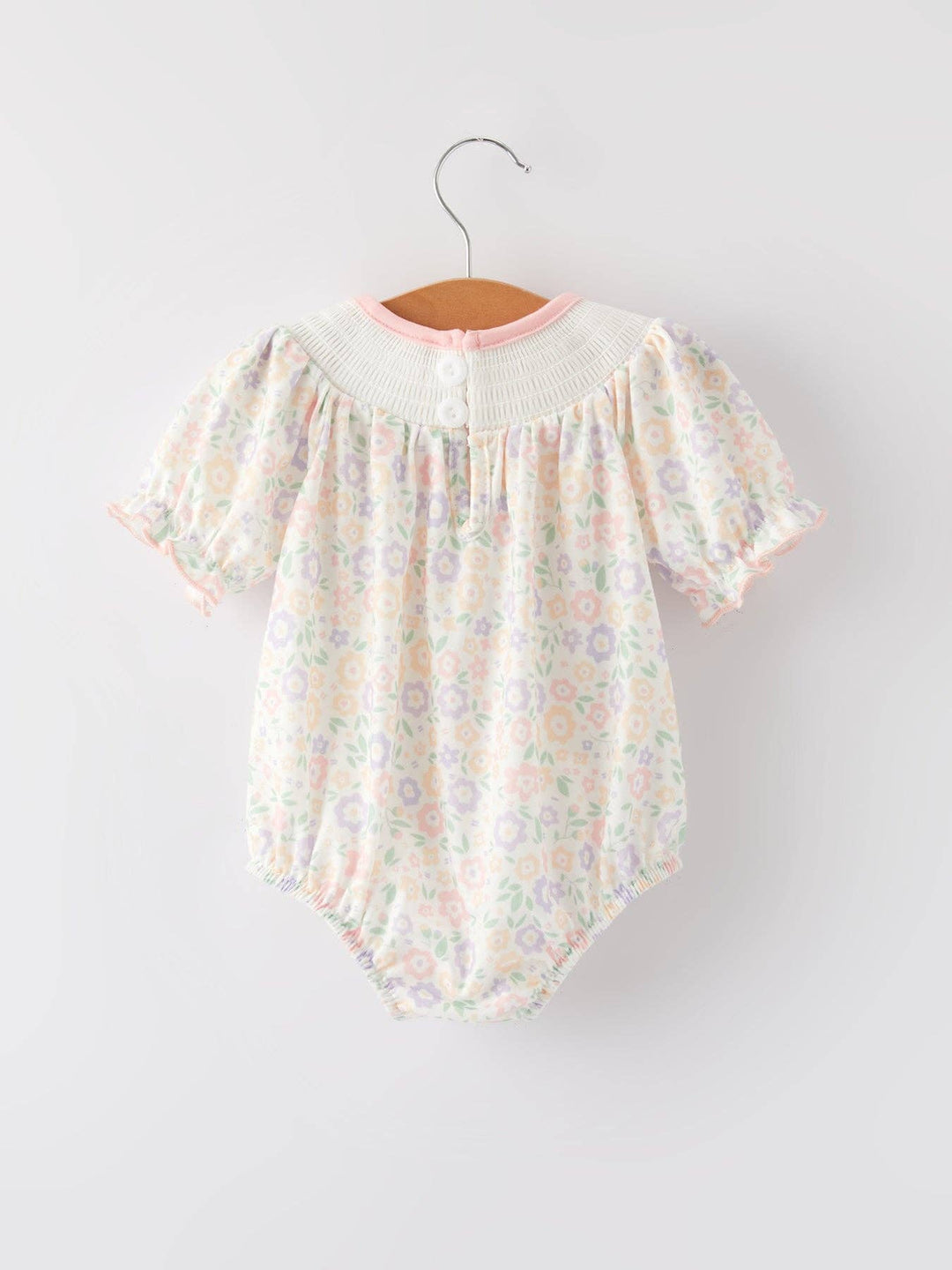 Spring Summer Cross Smocking Embroidery Colorful Romper - Premium Baby & Toddler Outfits from Rylee Faith Designs - Just $24.95! Shop now at Pat's Monograms