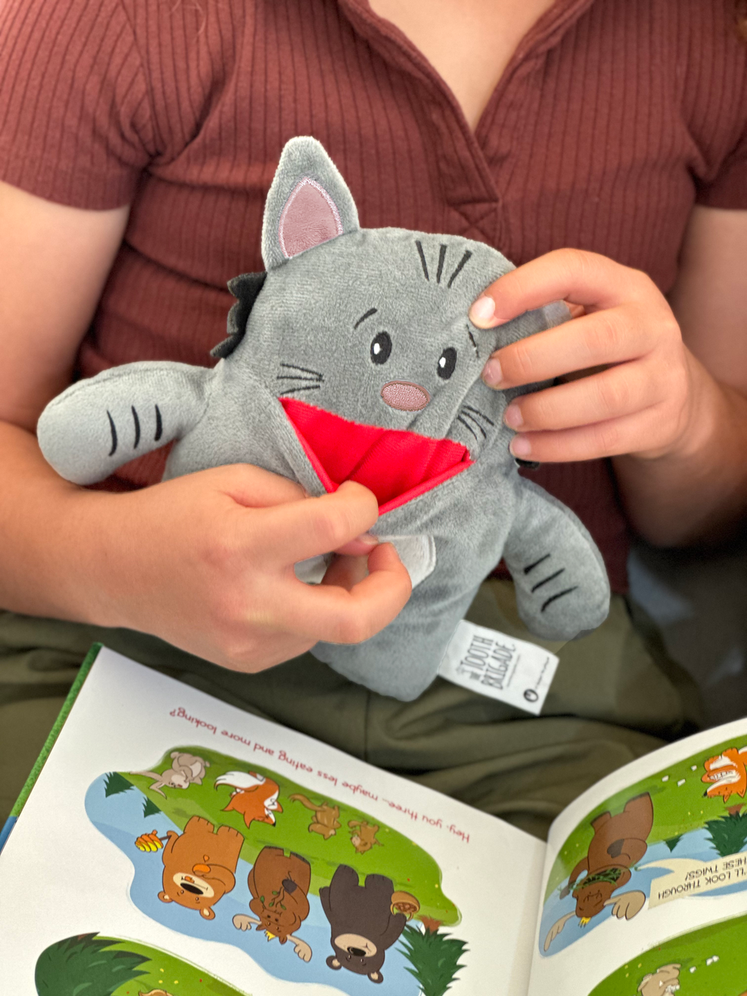 Gizmo Cat Tooth Fairy Pillow Gift Stuffed Animal Plush Toy - Premium stuffed animals from The Tooth Brigade - Just $15.99! Shop now at Pat's Monograms