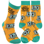 Life Begins After Coffee Socks - Premium Socks from Primitives by Kathy - Just $11.50! Shop now at Pat's Monograms