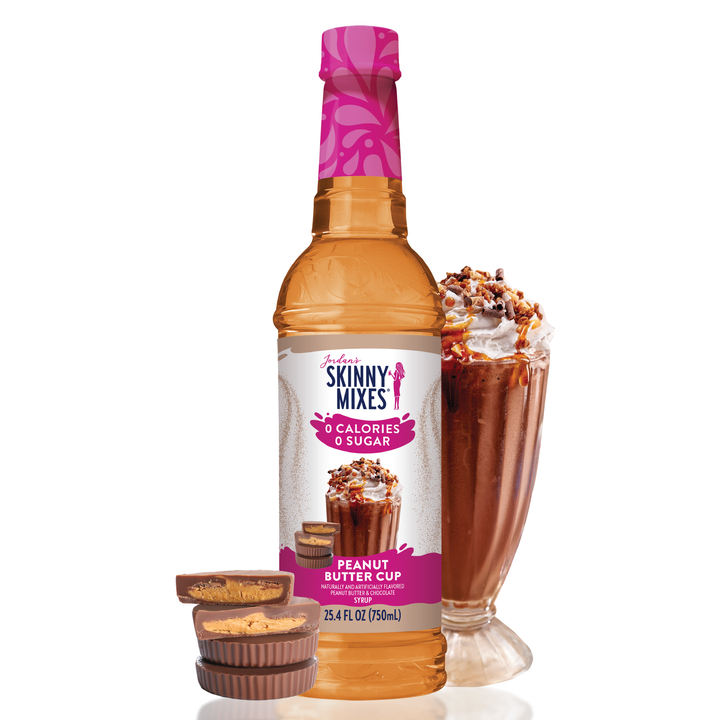 Sugar Free Peanut Butter Cup Syrup - Premium drink mix from Jordan's Skinny Mixes - Just $8.99! Shop now at Pat's Monograms