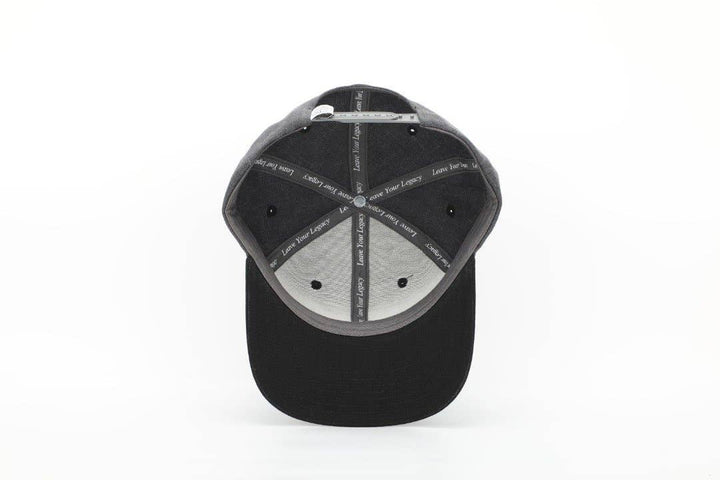 DadVibes Classic - Snapback (Charcoal/Black Bill) - Premium Hat from Dadbod Apparel - Just $28.95! Shop now at Pat's Monograms