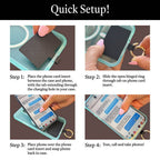 Clip & Go Strap with Pouch - Neutral Collection — Save The Girls phone accessories