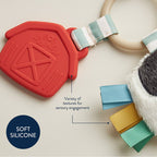 Itzy Pal Cow - Premium teethers from Itzy Ritzy - Just $9.95! Shop now at Pat's Monograms