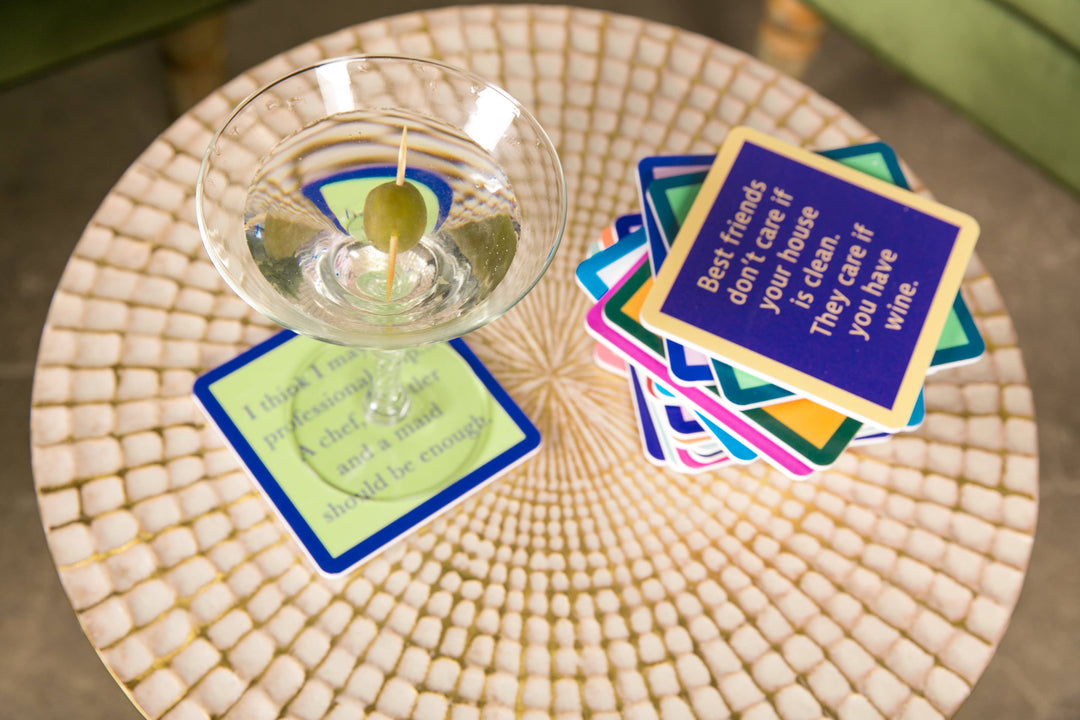 Half Hour | Funny Party Gift | Home Bar Decor - Premium coaster from Drinks on Me - Just $5.50! Shop now at Pat's Monograms