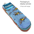 Butterflies, Hedgehogs and Ladybugs Kids Socks / 3-Pack