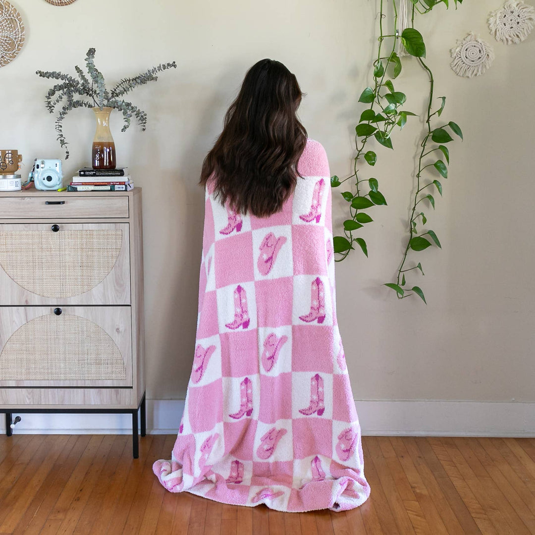 Rodeo Checker Blanket - Premium blankets from Living Royal - Just $55.95! Shop now at Pat's Monograms