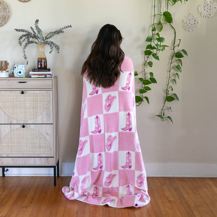 Rodeo Checker Blanket - Premium blankets from Living Royal - Just $55.95! Shop now at Pat's Monograms