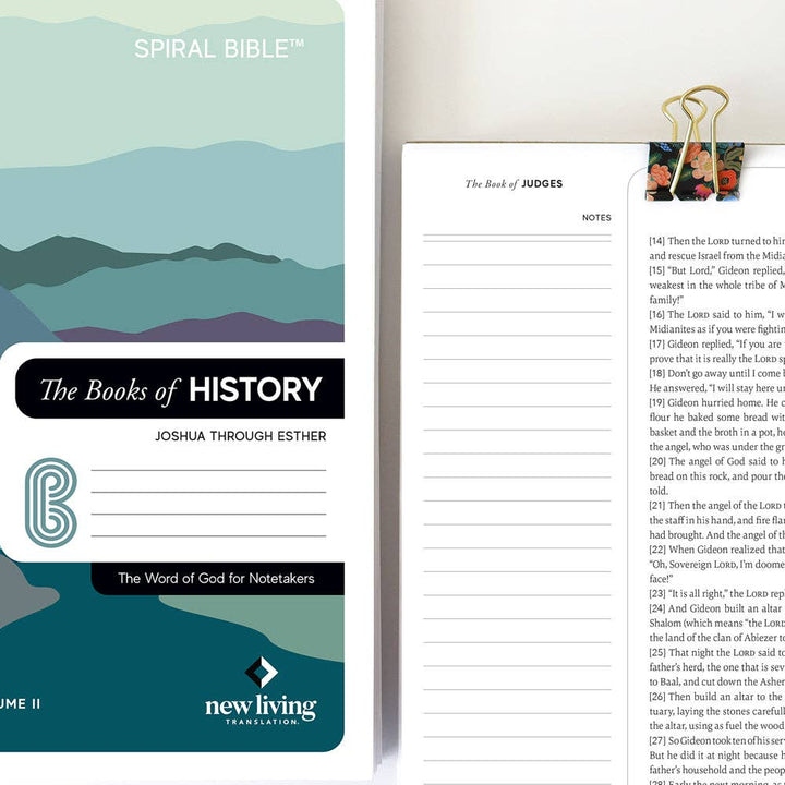 Spiral Bible™ - NLT - Joshua - Esther - Premium Bible from Spiral Bible - Just $42.95! Shop now at Pat's Monograms