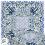 Bows & Blossom Mahjong Tablecloth, Charleston Directions