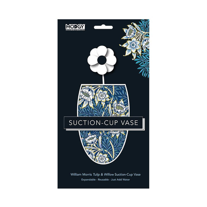 William Morris - Tulip & Willow Oval Suction Cup Vase - Premium decor from Modgy - Just $9.95! Shop now at Pat's Monograms