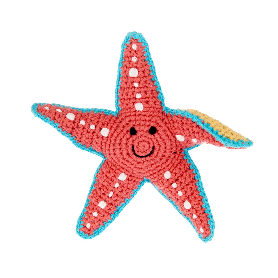 Plush Ocean Toy - Starfish Rattle - Premium Baby Toys & Activity Equipment from Pebble - Just $18.95! Shop now at Pat's Monograms