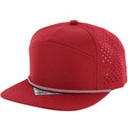 BLANK 7 PANEL HYDRO WITH ROPE SNAPBACK CAP - Premium hat from Zion Brand - Just $14! Shop now at Pat's Monograms