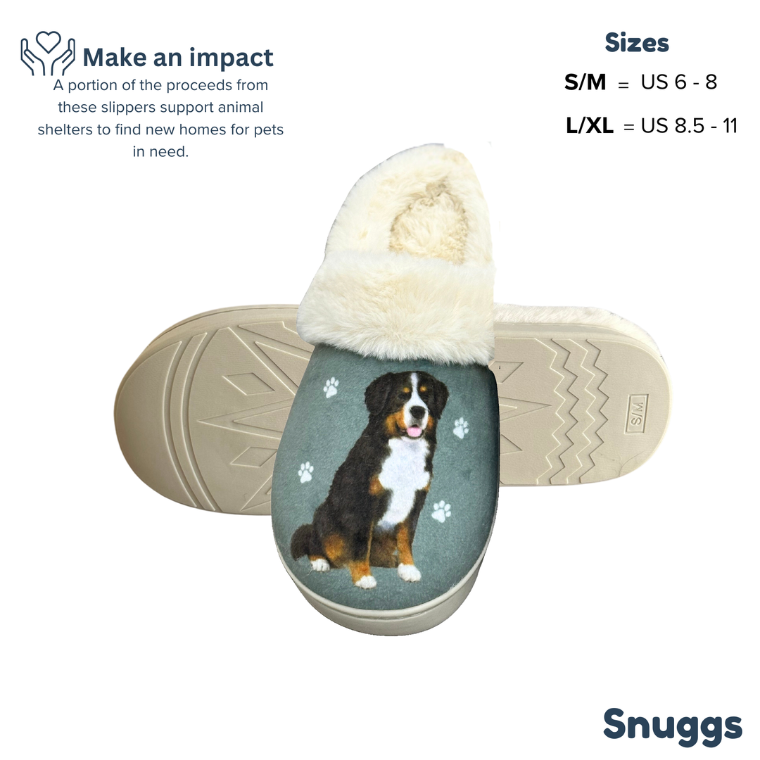 Bernese Mt. Dog Snuggs Slipper - Premium Slippers from E&S Pets - Just $24.95! Shop now at Pat's Monograms