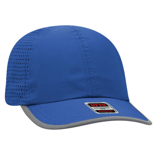 Reflective 6 Panel Running Hat 133-1258 - Premium Caps from Otto Caps - Just $12! Shop now at Pat's Monograms