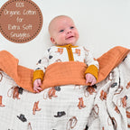Muslin Quilt Baby & Kids Blanket Better in Boots - Premium Baby Blanket from LollyBanks - Just $29.95! Shop now at Pat's Monograms
