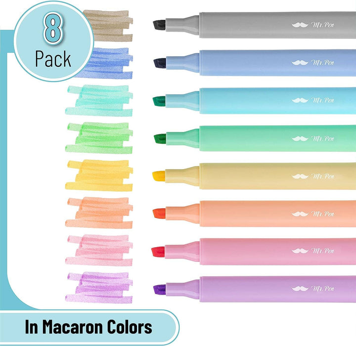 Macaron Color Highlighters - Premium Art supplies from Mr. Pen - Just $6.95! Shop now at Pat's Monograms