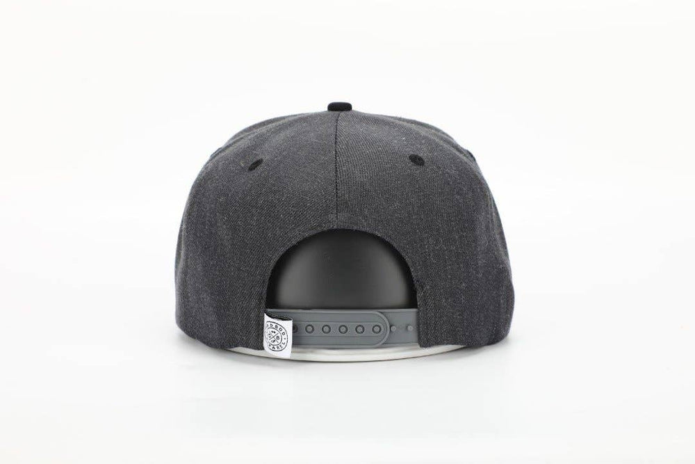 DadVibes Classic - Snapback (Charcoal/Black Bill) - Premium Hat from Dadbod Apparel - Just $28.95! Shop now at Pat's Monograms