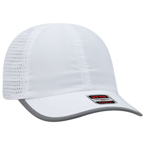 Reflective 6 Panel Running Hat 133-1258 - Premium Caps from Otto Caps - Just $12! Shop now at Pat's Monograms