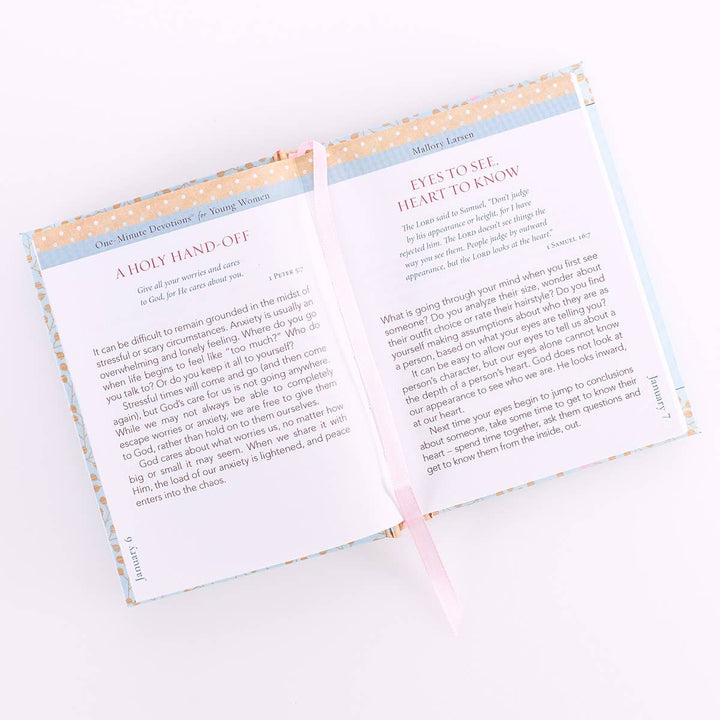 One-Minute Devotions for Young Women - Premium Books and Devotionals from Christian Art Gifts - Just $9.99! Shop now at Pat's Monograms