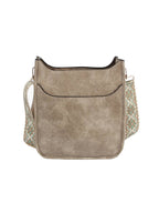 Front Pocket Stylized Strap Shoulder Bag - Premium handbag from Handbag Factory Corp - Just $42.95! Shop now at Pat's Monograms