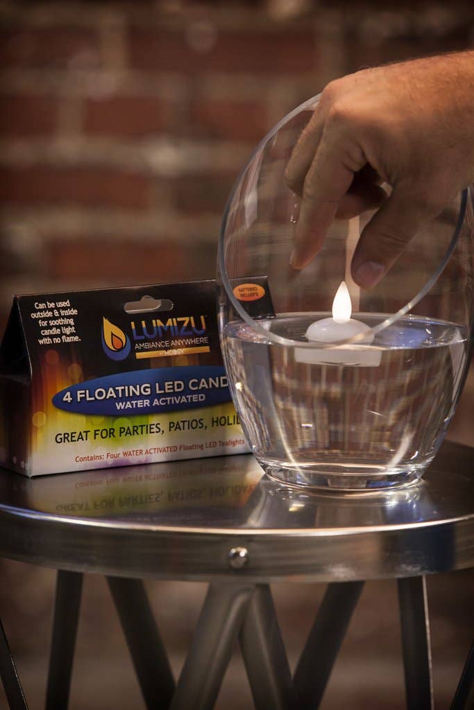 Warm White Water-Activated LED Candles - Pack of Four - Premium candles from Modgy - Just $9.95! Shop now at Pat's Monograms