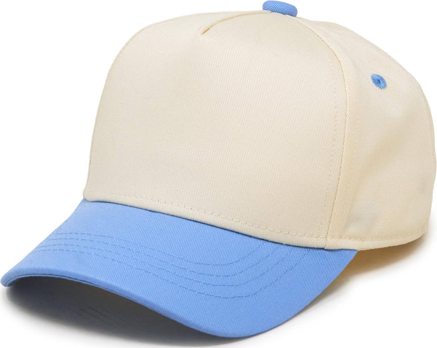 Kids/Baby Two Tone Vintage Cap - Light Blue/Beige - Premium Trucker Cap from Funky Junque - Just $15.95! Shop now at Pat's Monograms
