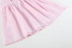 Pink Seersucker Pom Pom Flipflops Dress - Premium  from Lil Cactus - Just $26.95! Shop now at Pat's Monograms