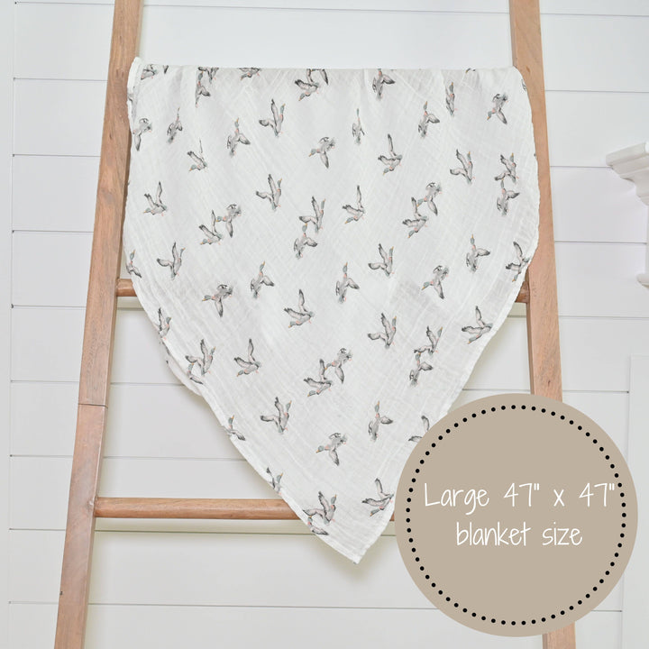 Quackin'up Baby Muslin Cotton Blanket - Premium Swaddle from LollyBanks - Just $19.95! Shop now at Pat's Monograms