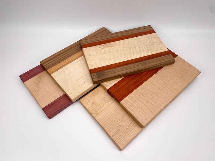 Small Luxury Cutting Board - Maple Variety Pack - Premium Hardwood Cutting Board from 609 Wood Design - Just $54.95! Shop now at Pat's Monograms