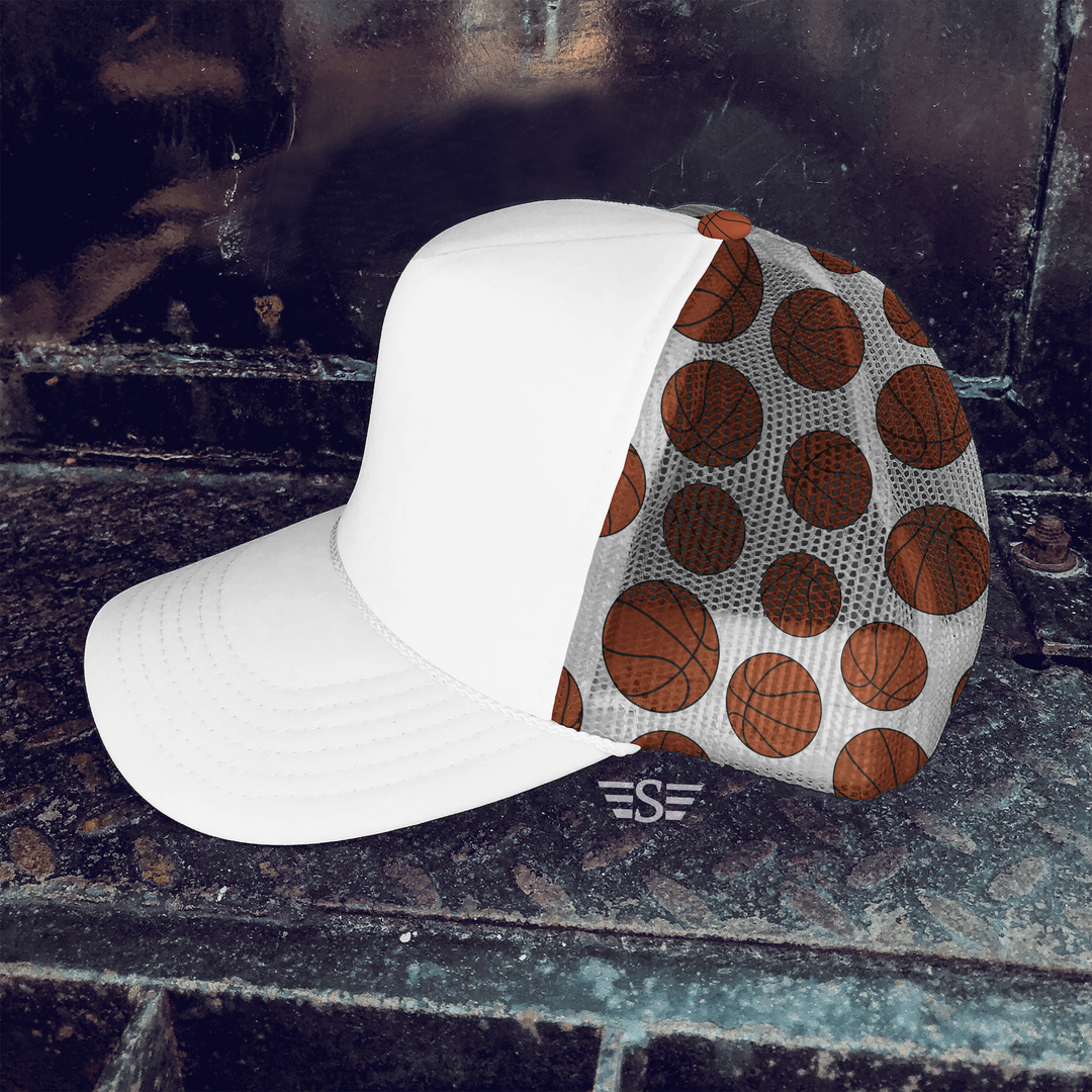 Basketball Mesh Back Foam Trucker Cap - Premium Trucker Cap from Flying S Company - Just $16.99! Shop now at Pat's Monograms