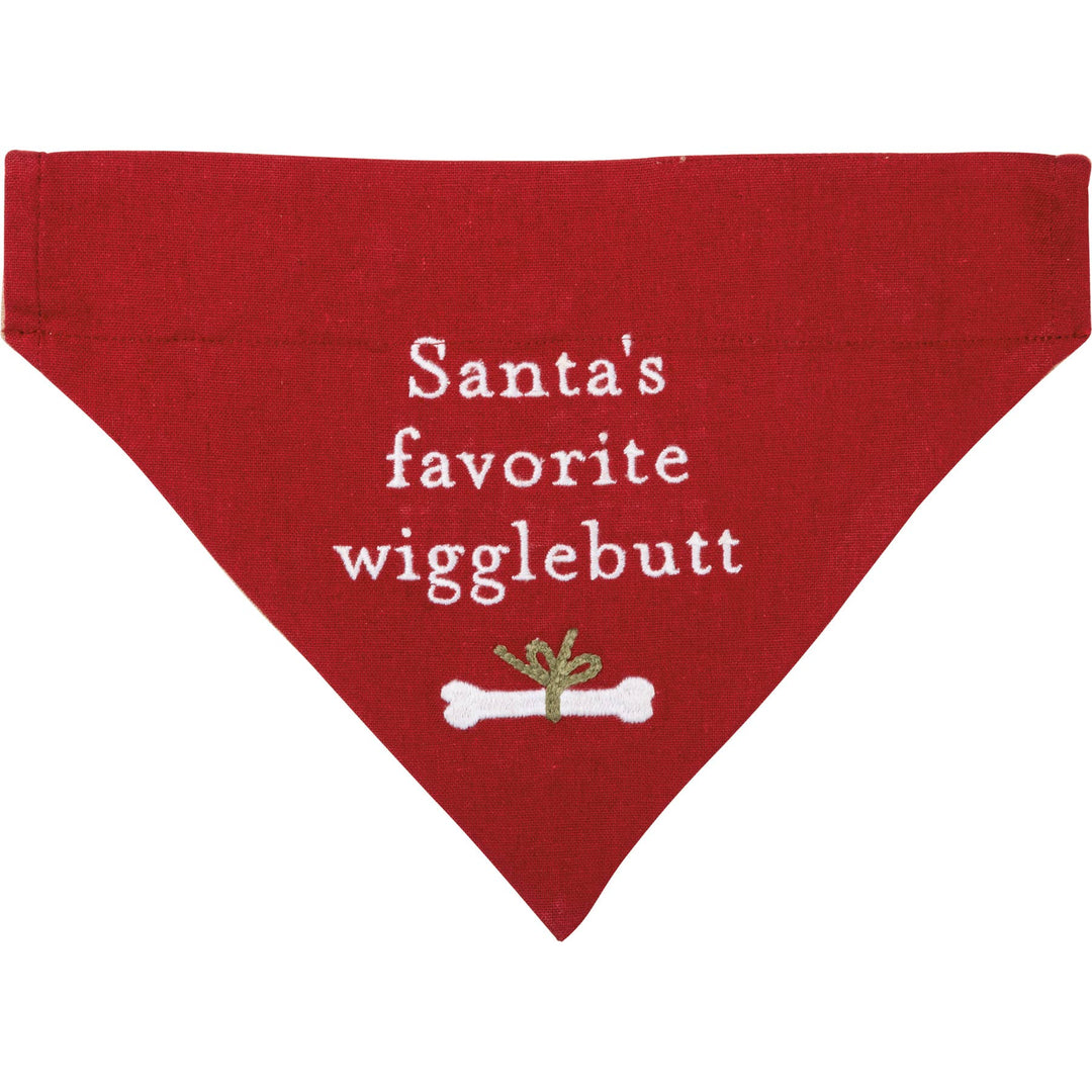 Wiggle/Naughty List Large Collar Bandana - Premium Pet Accessories from Primitives by Kathy - Just $12.65! Shop now at Pat's Monograms