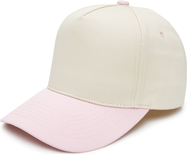 Kids/Baby Two Tone Vintage Cap - Light Pink/Beige - Premium Trucker Cap from Funky Junque - Just $15.95! Shop now at Pat's Monograms