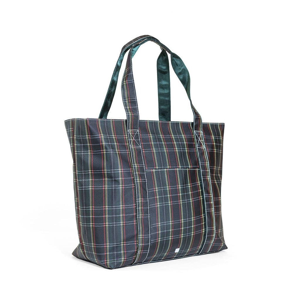 JUMBO TOTE - X-Large Tote CAMBRIDGE PLAID - Premium Bags and Totes from TRVL Design - Just $73.95! Shop now at Pat's Monograms