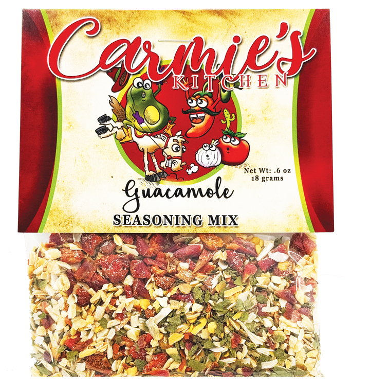 Guacamole Seasoning Mix - Premium Dips & Spreads from Carmie's Kitchen - Just $5! Shop now at Pat's Monograms