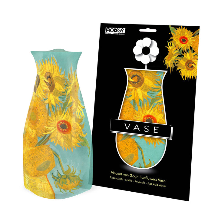 Modgy Expandable Vase - Van Gogh Sunflowers - Premium decor from Modgy - Just $9.95! Shop now at Pat's Monograms