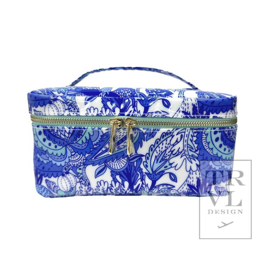 Luxe Gloss Top Handle - Blue Paisley - Premium travel bag from TRVL Design - Just $32.95! Shop now at Pat's Monograms