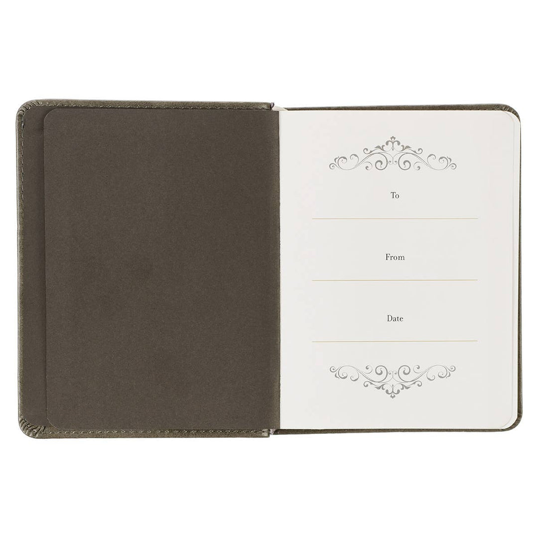 Daily Prayers for Graduates Gray Faux Leather Devotional - Premium Books and Devotionals from Christian Art Gifts - Just $14.99! Shop now at Pat's Monograms