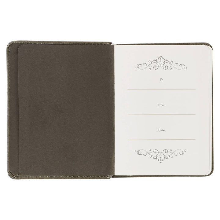 Daily Prayers for Graduates Gray Faux Leather Devotional - Premium Books and Devotionals from Christian Art Gifts - Just $14.99! Shop now at Pat's Monograms