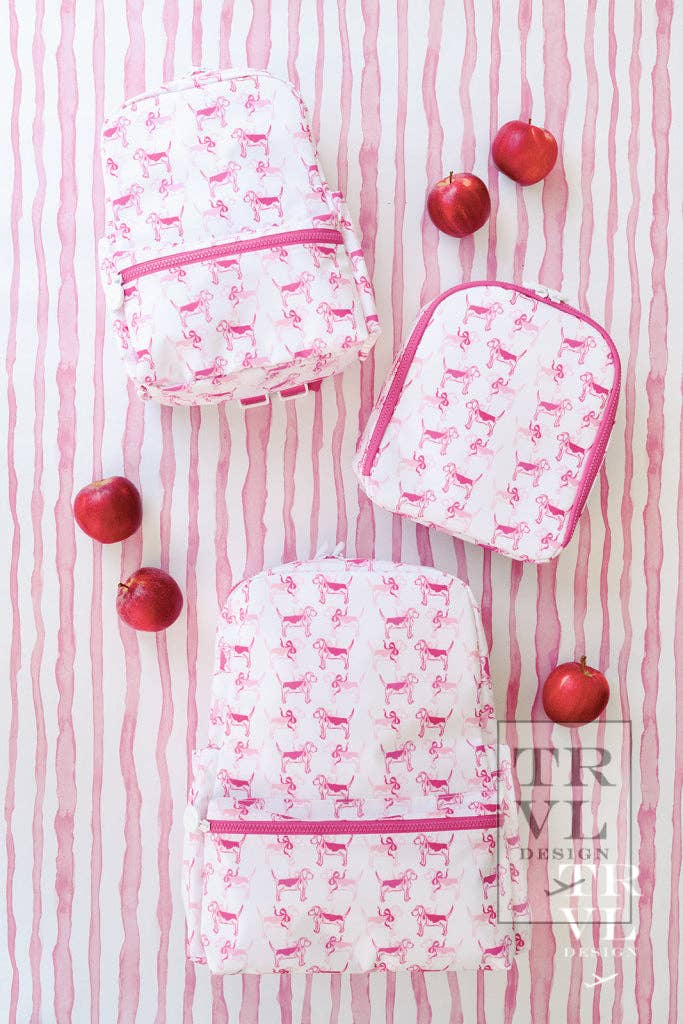 Mini Backer - Puppy Love Pink Backpack - Premium Backpack from TRVL Design - Just $48.95! Shop now at Pat's Monograms