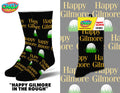 Happy Gilmore In The Rough - Mens Crew Folded - Premium Socks from Crazy Socks - Just $8! Shop now at Pat's Monograms