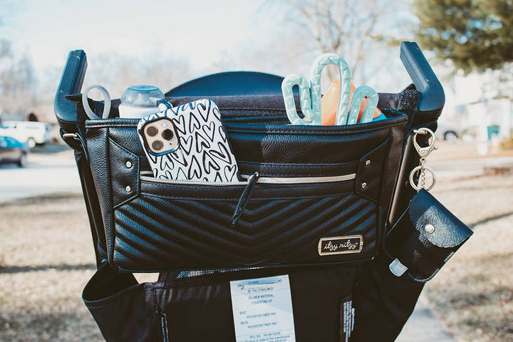 Jetsetter Black Travel Stroller Caddy - Premium Baby Accessories from Itzy Ritzy - Just $34.99! Shop now at Pat's Monograms