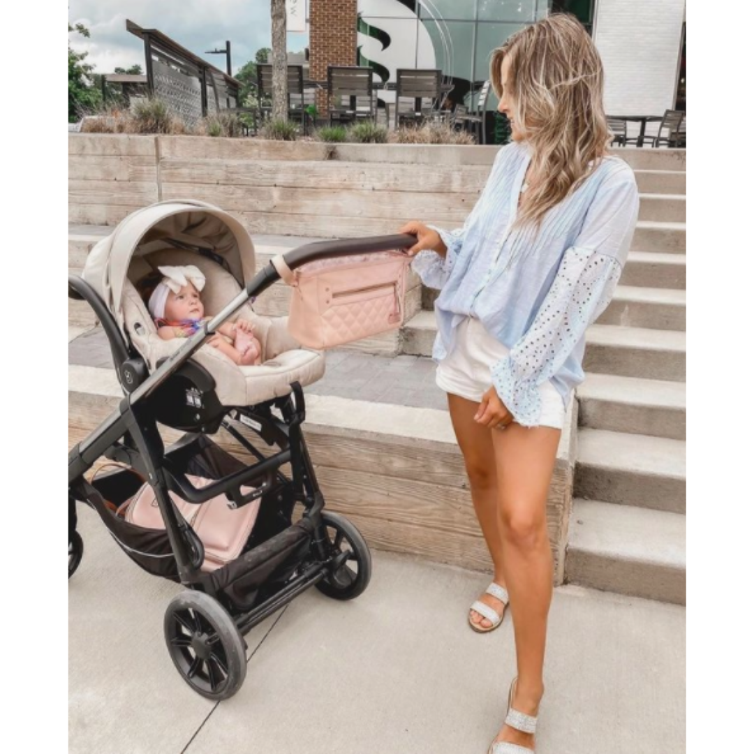 Blush Travel Stroller Caddy - Premium  from Itzy Ritzy - Just $34.99! Shop now at Pat's Monograms