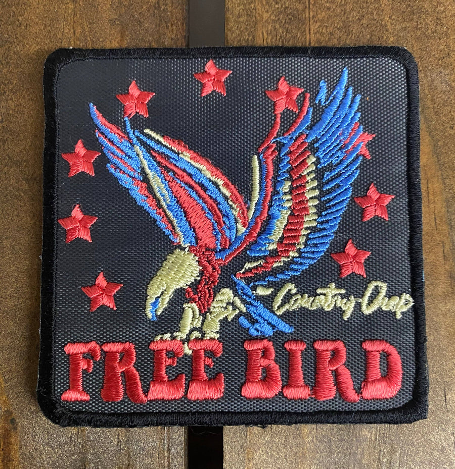 Free Bird Patch - Premium Patch from Country Deep Apparel - Just $9! Shop now at Pat's Monograms